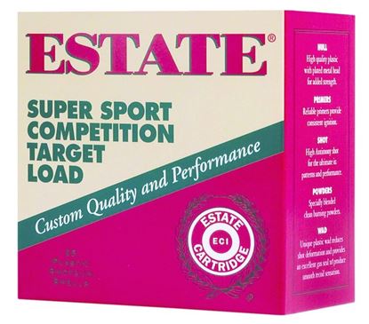 Picture of Estate SS20-7.5 Super Sport Competition Target Load Shotshell 20 GA, 2-3/4 in, No. 7-1/2, 7/8oz, 2-1/2 Dr, 1200 fps