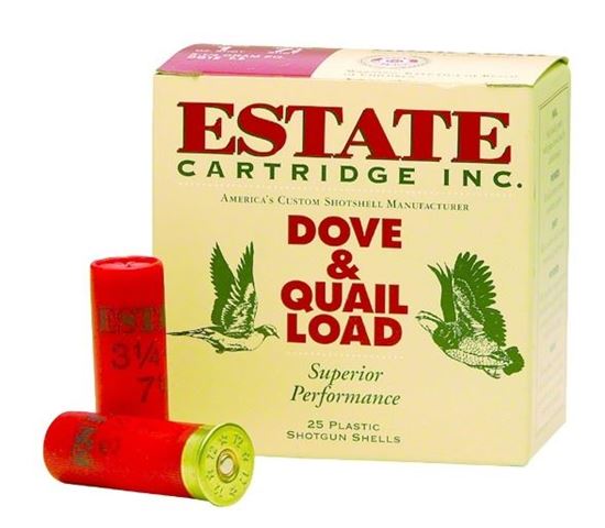 Picture of Estate HG12-7.5 Upland Shotshell 12 GA, 2-3/4 in, No. 7-1/2, 1-1/8oz, 3-1/4 Dr, 1255 fps, 25 Rnd per Box