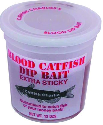 Picture of Catfish Charlie BD-12-12 Dip Bait, Blood 12oz (840116)