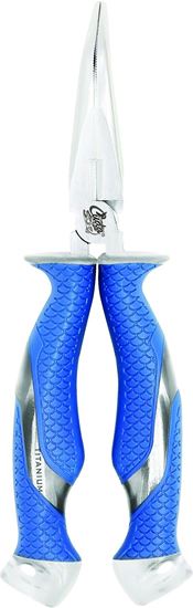 Picture of Cuda Titanium Bonded Bent Needle Nose Pliers