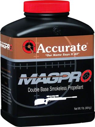 Picture of Accurate MAGPRO Double Base Smokeless Powder For Rifles, 1Lb, State Laws Apply