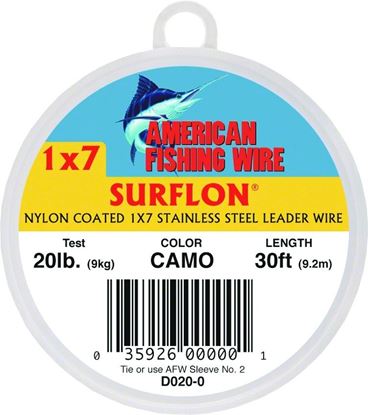 Picture of AFW Surflon Nylon Coated Stainless Leader Wire