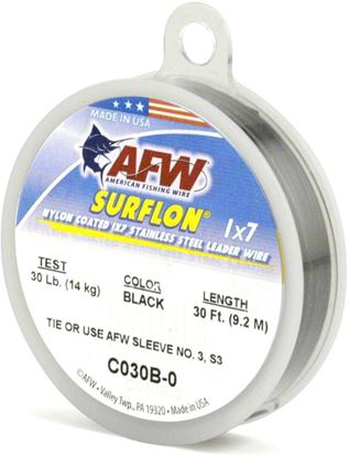 Picture of AFW Surflon Nylon Coated Stainless Leader Wire