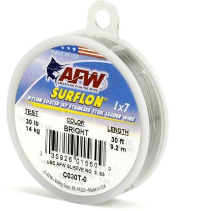 Picture of AFW Surflon Nylon Coated Stainless Leader Wire