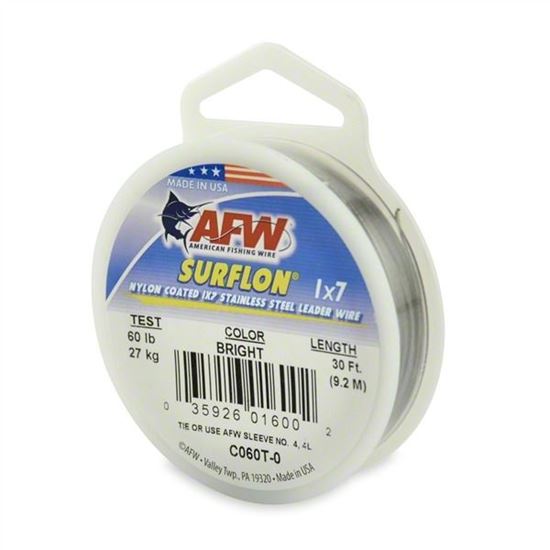 Picture of AFW Surflon Nylon Coated Stainless Leader Wire