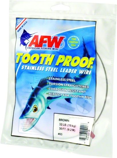 Picture of AFW Tooth Proof Stainless Single Strand Leader Wire