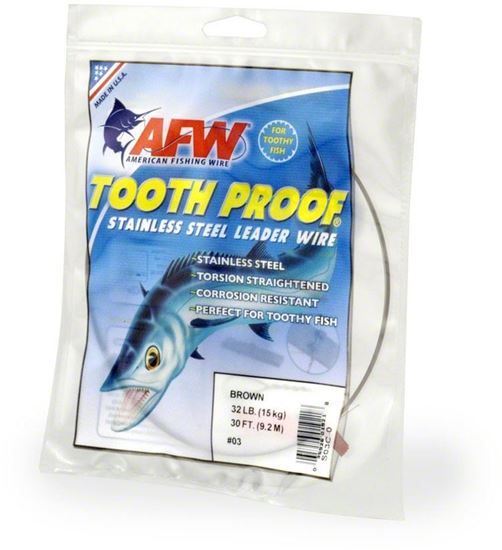 Picture of AFW Tooth Proof Stainless Single Strand Leader Wire