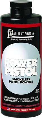 Picture of Alliant POWER PISTOL Smokeless Pistol Powder 1lb State Laws Apply