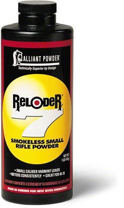 Picture of Alliant RELODER 7 Smokeless Small Bore Rifle Powder 1 Lb State Laws Apply