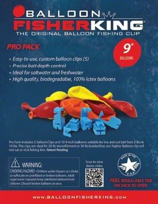 Picture of Balloon Fisher King Pro Pack Multi-Clip With Balloons