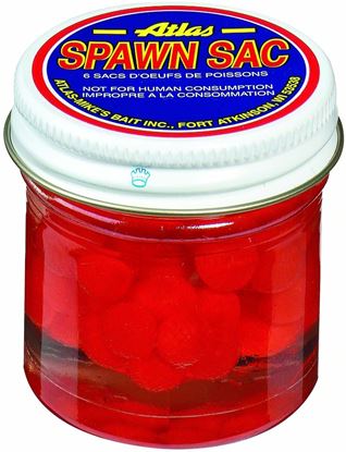 Picture of Atlas-Mike's 62063 Spawn Sacs, 6 Sacs per Jar, Orange