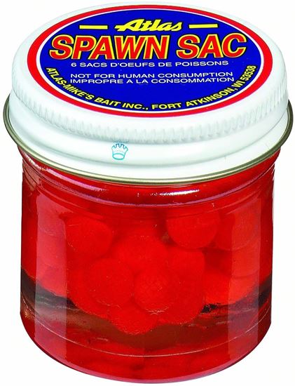 Picture of Atlas-Mike's 62063 Spawn Sacs, 6 Sacs per Jar, Orange