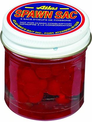 Picture of Atlas-Mike's 62066 Spawn Sacs, 6 Sacs per Jar, Red