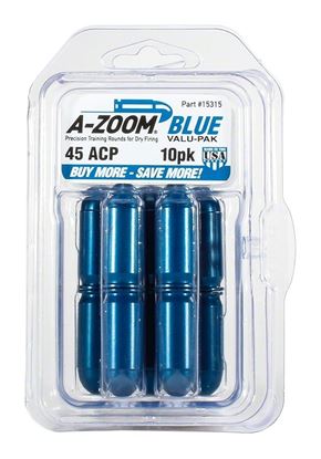 Picture of A-Zoom 15315 45 Auto Snap Cap, Blue, 10Pk