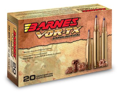 Picture of Barnes 21524 VOR-TX Rifle Ammo 270 WIN, TTSX BT, 130 Grains, 3060 fps, 20, Boxed