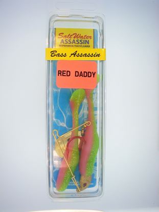 Picture of Bass Assassin Red Daddy Jig Spinner