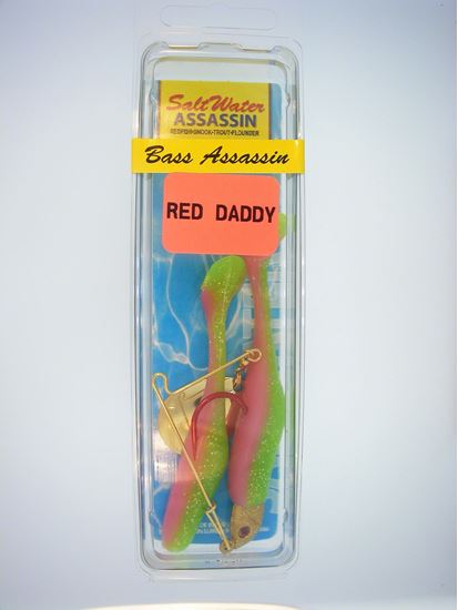 Picture of Bass Assassin Red Daddy Jig Spinner