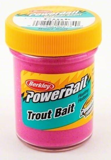 Picture of Berkley BTBP2 PowerBait Trout Bait Pink 1.75oz Jar