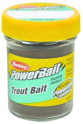 Picture of Berkley BTBHP2 PowerBait Trout Bait Hatchery Pellet 1.75oz Jar (128103)