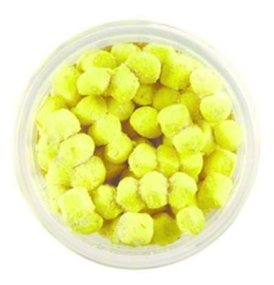 Picture of Berkley CNGY PowerBait Chroma-Glow Crappie Nibbles Glow Yellow 1.1oz Jar
