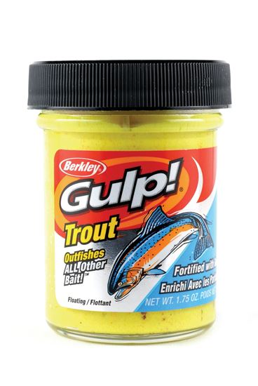 Picture of Berkley GDTB2-CCHR Gulp Trout Dough Chunky Chartreuse 1.75oz Jar (034544)