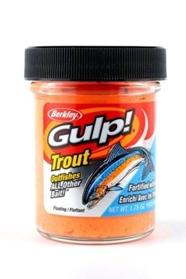 Picture of Berkley GDTB2-ORP Gulp Trout Dough Orange Pulp 1.75oz Jar (128078)