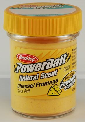 Picture of Berkley BTCHY2 PowerBait Natural Scent Trout Bait Cheese 1.75oz Jar (035637)