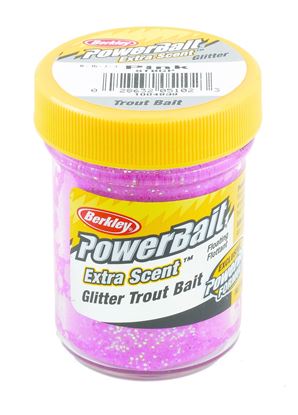 Picture of Berkley STBGP PowerBait Glitter Trout Bait Pink 1.75oz Jar