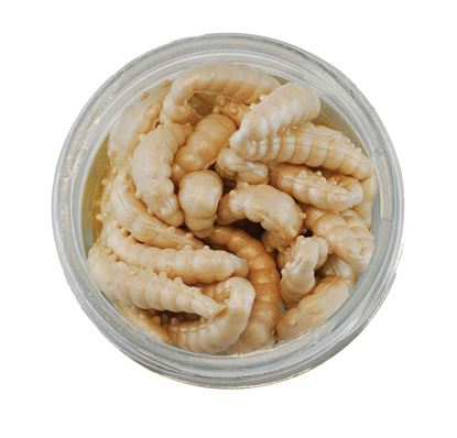Picture of Berkley EBPHWR PowerBait Power Honey Worm, 1", 55 per Jar Red