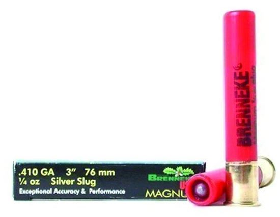 Picture of Brenneke SL-4103M Magnum Rifled Slugs 410 GA, 3 in, 1/4oz, 1755 fps, 5 Rnd per Box