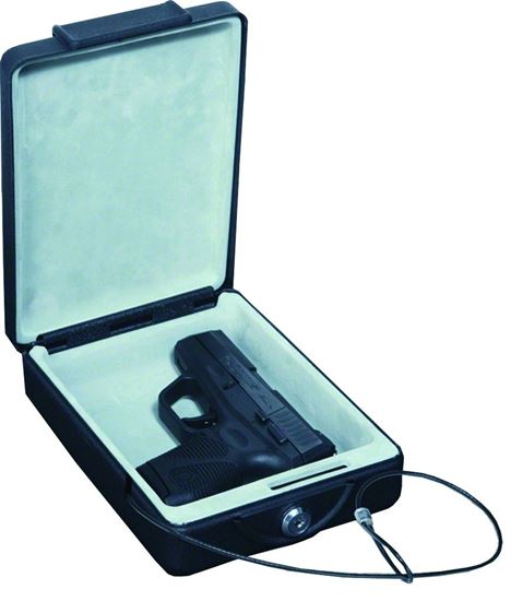 Picture of Bulldog BD1100 Pistol Strong Box Blk w/Mounting Bracket 8.7x6x2.5