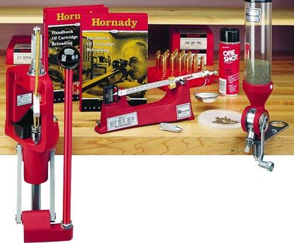 Picture of Hornady 85003 Lock-N-Load Classic Kit. Includes Single Stage Press, Powder Measure, Powder Trickler, Scale, etc..