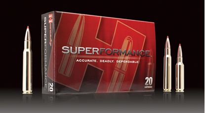 Picture of Hornady 81254 Superformance Rifle Ammo 5.56 NATO, GMX, 55 Grains, 3130 fps, 20, Boxed