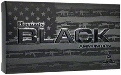 Picture of Hornady 80873 BLACK Rifle Ammo 300OUT 110 Gr V-MAX, 20 Rnd