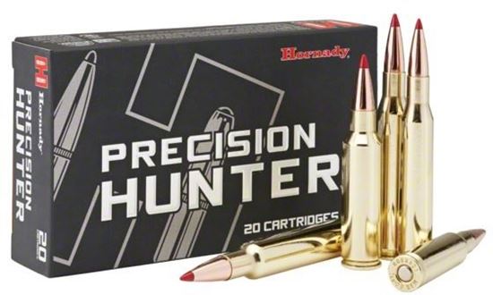 Picture of Hornady 81587 Precision Hunter Rifle Ammo 280 REM 150 Gr ELD-X 20Rnd