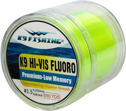 Picture of K9 550-4lb-HV Hi-Vis Yellow Fluoro