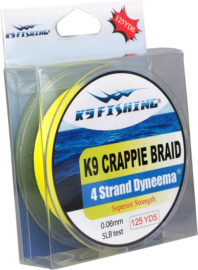 Picture of K9 125-5lb-CRBR Crappie Braid