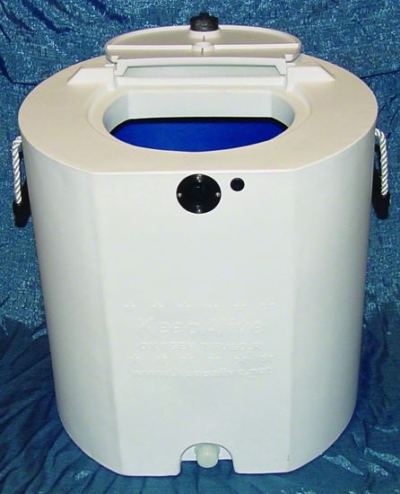 Picture of Keepalive KA30461 White/Blue Tank 30Gal w/KA460 Aerator