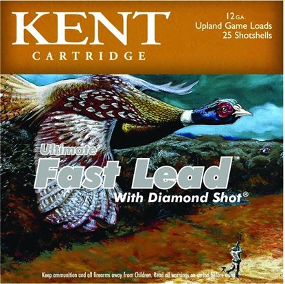Picture of Kent K123UFL50-6 Ultimate Fast Lead Diamond Shot Upland Shotshell 12 GA, 3 in, No. 6, 1-3/4oz, 4-1/4 Dr, 1330 fps
