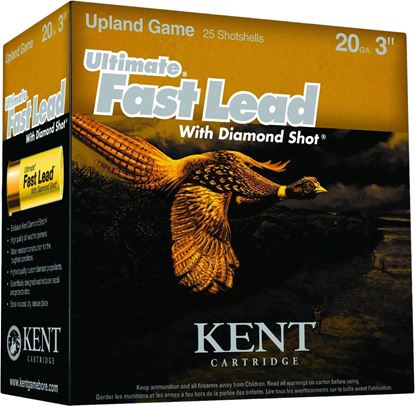 Picture of Kent K203UFL36-6 Ultimate Fast Lead Diamond Shot Upland Shotshell 20 GA, 3 in, No. 6, 1-1/4oz, 1300 fps