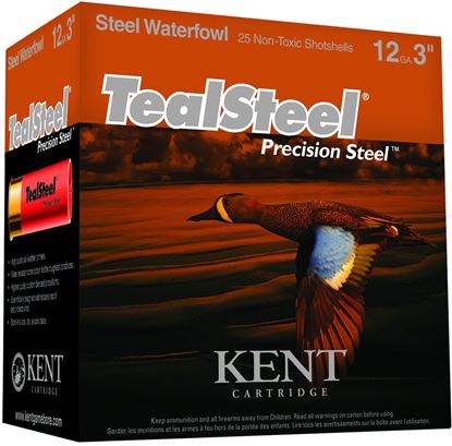 Picture of Kent KTS12336-5 TealSteel Precision Steel Waterfowl Shotshell 12 GA, 3 in, No. 5, 1-1/4oz, Max Dr, 1350 fps