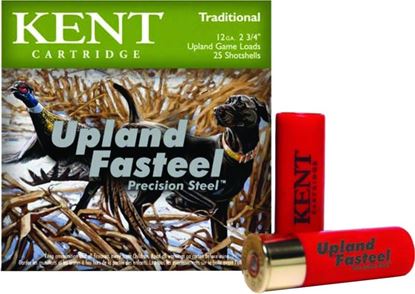 Picture of Kent K122US32-7 Fasteel Precision Steel Upland Shotshell 12 GA, 2-3/4 in, No. 7, 1-1/8oz, Max Dr, 1400 fps