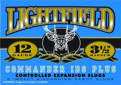 Picture of Lightfield LFCP31/2-12 Commander IDS Plus Controlled EXPansion Sabot Slugs 12 GA, 3-1/2 in, 1-3/8oz, Max Dr, 1890 fps
