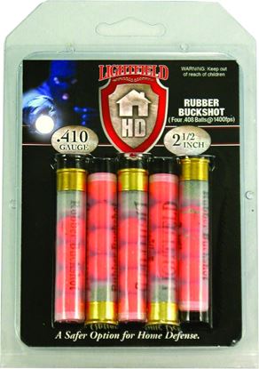 Picture of Lightfield RBHD-410 High Velocity Rubber Buckshot Home Defense Slugs 410 GA, 2-1/2 in, 0.406", 0.096oz, 1400 fps