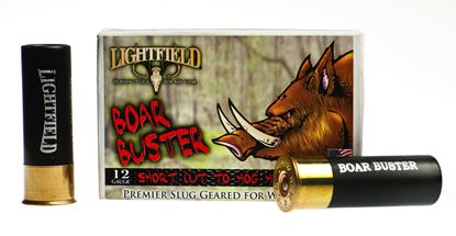 Picture of Lightfield LBBB-12 Boar Buster Sabot Slugs 12 GA, 2-3/4 in, 1-1/16oz, 1600 fps, 5 Rnd per Box