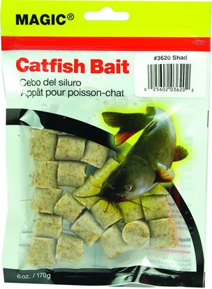 Picture of Magic 3620 Catfish Bait 6oz Bag Natural Shad