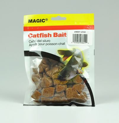 Picture of Magic 3621 Catfish Bait 6oz Bag Brown Liver (067739)