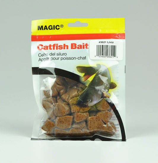 Picture of Magic 3621 Catfish Bait 6oz Bag Brown Liver (067739)