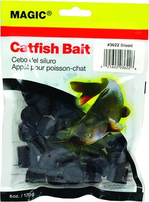 Picture of Magic 3622 Catfish Bait 6oz Bag Dark Red Blood (067740)