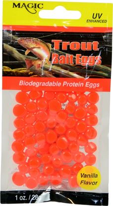 Picture of Magic 3140 Trout Bait Eggs Red/Vanilla 1 oz Bag